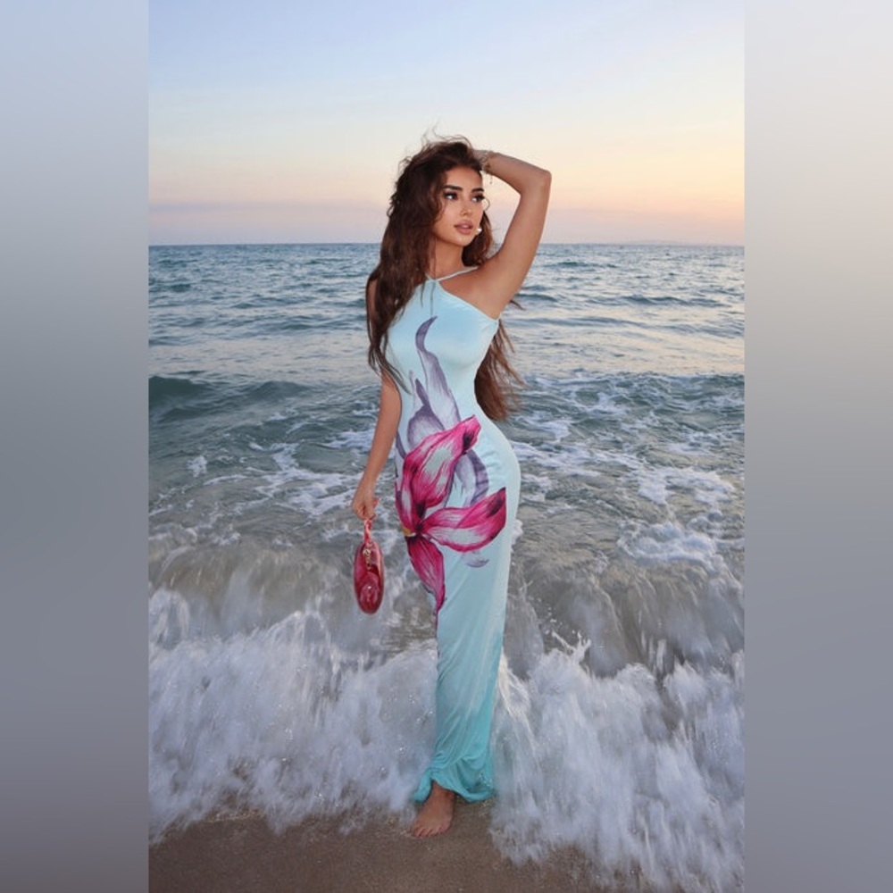 Flower Beach Dress